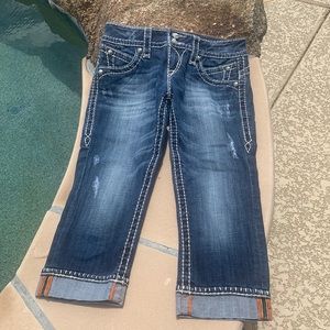 Rock Revival jean crops